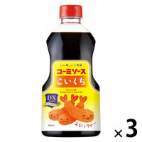 デラックスこいくちソース 800ml 1セット（1本×3） コーミ