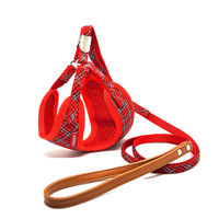 株式会社リードッグ LEADOG Bチェックフロントハーネスリード S レッド 4580298526346 1個入（直送品）