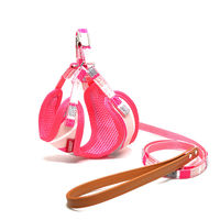 株式会社リードッグ LEADOG パステルボーダーフロントハーネスリード S ピンク 4580298526407 1個入（直送品）