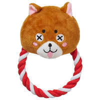 ダッドウェイペット プラッシュトイ・ウィズロープ/リング/イヌ 4582625631624 1個入（直送品）