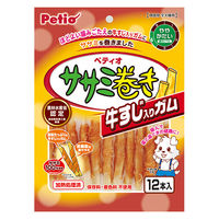 ペティオ ササミ巻き 牛すじ入りガム 12本入 4903588145582 1個(12本入)入（直送品）