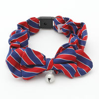 ペティオ シャルマン キャットカラーシュシュ ストライプ レッド 4903588248016 1個入（直送品）