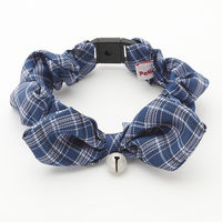 ペティオ シャルマン キャットカラーシュシュ チェック ブルー 4903588248047 1個入（直送品）