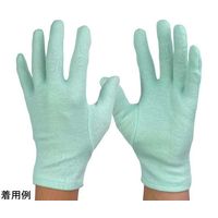 ウインセス 綿スムスマチ無し手袋 ライトグリーン M 12双入 * 1セット 69-2206-15（直送品）