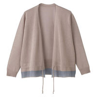 ディーエーピーネットワーク ニットスピンドル使いトッパーカーディガン ライトグレー M W0182170411 1着（直送品）