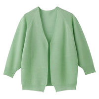 ディーエーピーネットワーク ニットボリューム袖トッパーカーディガン グリーン M W018217051 1着（直送品）