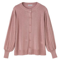 ディーエーピーネットワーク ニット袖プリーツカーディガン ローズ M~L W0182170911 1着（直送品）