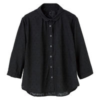 ディーエーピーネットワーク 7分袖オパールブラウス ブラック L W0182173412 1着（直送品）