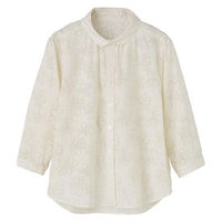 ディーエーピーネットワーク 7分袖オパールブラウス ホワイト M W018217341 1着（直送品）