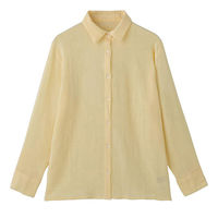 ディーエーピーネットワーク 綿ガーゼブラウス イエロー M~L W0182180121 1着（直送品）