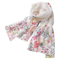 ディーエーピーネットワーク 花柄ストール 小花ピンク 160×40cm W0182180421 1枚（直送品）