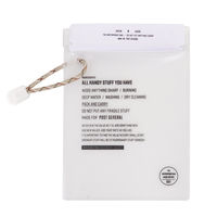 クレエ 防水バッグ ウォータープルーフバッグ Sサイズ 3枚入り ホワイト 448841 1個（直送品）