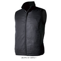 TS DESIGN ES防風ストレッチライトウォームベスト L チャコールグレー 6638 1着（直送品）