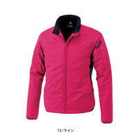 TS DESIGN ES防風ストレッチライトウォームジャケット LL ワイン 6636 1着（直送品）