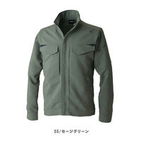 TS DESIGN エコグログランジャケット M セージグリーン 7716 1着（直送品）