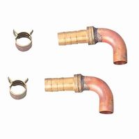 ミヤコ MRHL 樹脂・銅管用同径エルボセット 12.7X10 MZHL 1個（直送品）