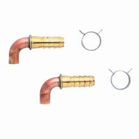 ミヤコ MZH15L ホース・銅管用同径エルボセット 12.7X15 1個（直送品）