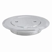 ミヤコ M129FP ツバ付掃除口 黄銅 防臭パッキン付 50 1個（直送品）