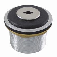 ミヤコ M247GWK 二重フタ共栓 カギ式 外ネジ 落し止め付 75 1個（直送品）