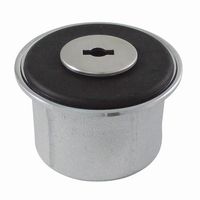 ミヤコ M248EWK 二重フタ共栓 カギ式 内ネジ 落し止め付 100 1個（直送品）