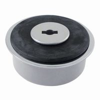 ミヤコ M249WK 二重フタ共栓 カギ式 VP・VU兼用 65 1個（直送品）