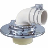 ミヤコ M44FPLH ツバ広洗濯機排水金具 50 1個（直送品）