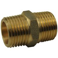 ミヤコ M154MNC コア対応砲金六角ニップル 青銅 13 1個（直送品）