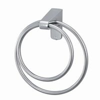 ミヤコ MD80RW Dタイプリング式タオル掛ダブル 1個（直送品）