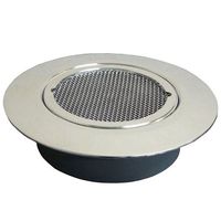 ミヤコ MK19FCW ツバ広防虫目皿 黄銅 VP・VU兼用 125 1個（直送品）