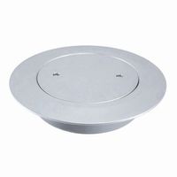 ミヤコ MK132FWZ ツバ付掃除口 つや消しメッキ VP・VU兼用 40 1個（直送品）