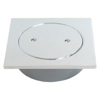 ミヤコ MK132K 角型掃除口 防臭パッキン付 黄銅 100X50 1個（直送品）