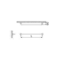 ミヤコ MB150S 握りバー(ステンレス) 32X800 1個（直送品）