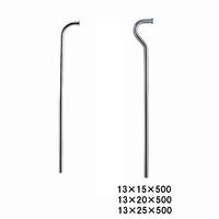 ミヤコ ML2 ロータンク用ツバ付給水管 13X60X500 1個（直送品）