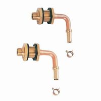 ミヤコ UBFL 樹脂管用ユニットバス貫通継手 10 1個（直送品）