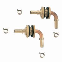 ミヤコ UBL 樹脂管用ユニットバス貫通継手 10 1個（直送品）