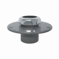 ミヤコ M135PVF 排水アダプタ ツバ付 VU管用スリーブ付 SUSビス3本付 兼用 32X40 1個（直送品）