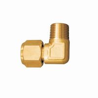 ミヤコ M148FKGD フレアー式片ネジエルボ 黄銅 9.52X3/8 1個（直送品）