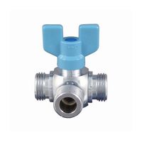 ミヤコ S2V3 三方ボールバルブ 13 1個（直送品）