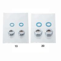 ミヤコ SV1NAP 袋ナット・ノンアスベストパッキンセット 袋ナット・パッキン各2個入 13(16.0) 1個（直送品）