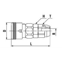 日東工器 ハイカプラBLコウテツ 65SN 65SN-BL-STL-NBR 1PC（直送品）