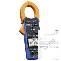 ACクランプパワーメータ メーカー英文校正書類付き 【CM3286ー50】 CM3286-50(+HIOKI KOUSEI) 1セット（直送品）