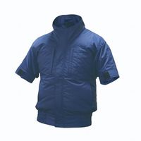 空調服R エレファンR 半袖タチエリ (ウェアのみ) 【EK3630/DARK BULE/4L】 EK3630/DARK BULE/4L（直送品）