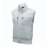 空調服 空調服R エレファンR ベスト (ウェアのみ) 【EK3731/SILVER/3L】 EK3731/SILVER/3L 1着（直送品）