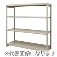 軽量ラック オープンタイプ H1200XW1200 総耐荷重500kg アイボリー 【Aー4445ー4IV】 A-4445-4IV 1セット（直送品）