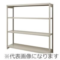 軽量ラック/段ボルトレス H1200XW1500 総耐荷重750kg グレー 【1FHー4530ー4GY】 1FH-4530-4GY（直送品）
