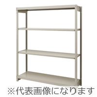 軽量ラック/段ボルトレス H1800XW1500 総耐荷重750kg アイボリー 【1FHー6545ー5IV】 1FH-6545-5IV（直送品）