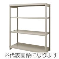 軽量ラック/段ボルトレス H1800XW1500 総耐荷重750kg アイボリー 【1FHー6560ー5IV】 1FH-6560-5IV（直送品）