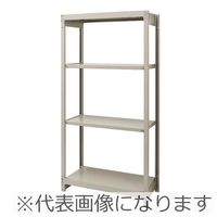 軽量ラック/段ボルトレス H1800XW900 総耐荷重750kg グレー 【1FHー6345ー5GY】 1FH-6345-5GY 1セット（直送品）