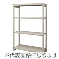 軽量ラック/段ボルトレス H1800XW1200 総耐荷重750kg グレー 【1FHー6445ー5GY】 1FH-6445-5GY（直送品）