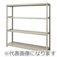 中軽量ラック H1800XW1800 総耐荷重1000kg グレー 【2LSー6630ー5GY】 2LS-6630-5GY 1セット（直送品）
